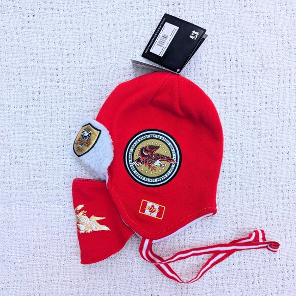 New With Tags Ed Hardy CANADA Ski Hat Cap & Removable Face Mask - Picture 3 of 4